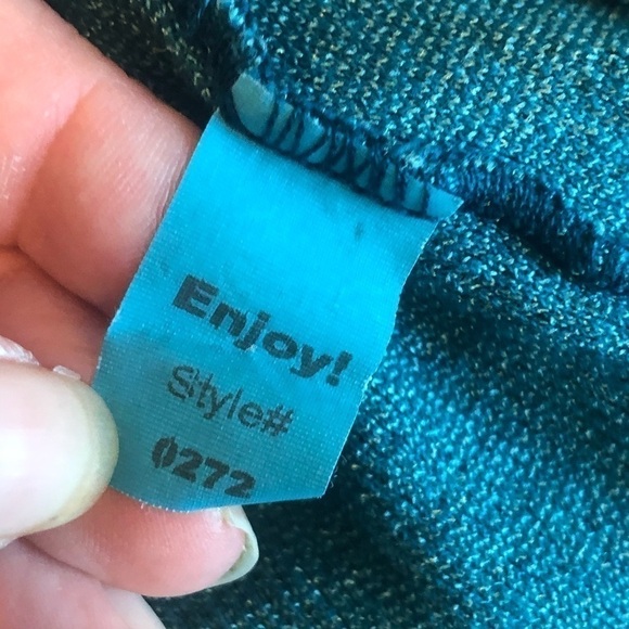 Michael Stars Wrap Green Tie Tunic - Picture 15 of 16